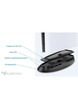 Subsonic Cooling Led Stand - PS5PS5 Slim PS5 NEW