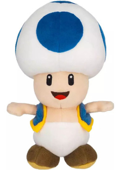 Super Mario - Toad Blue Videogames NEW