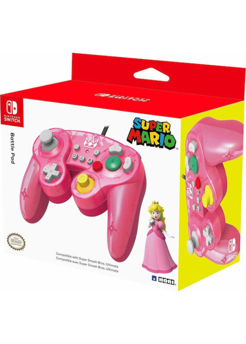 Super Smash Bros Gamepad - Peach Nintendo Switch NEW