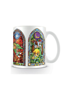 THE LEGEND OF ZELDA (STAINED GLASS) MUG Videogames 250.0 NEW