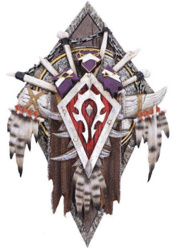 World of Warcraft Horde Wall Plaque Height 30cm Videogames Horde Wall Plaque NEW