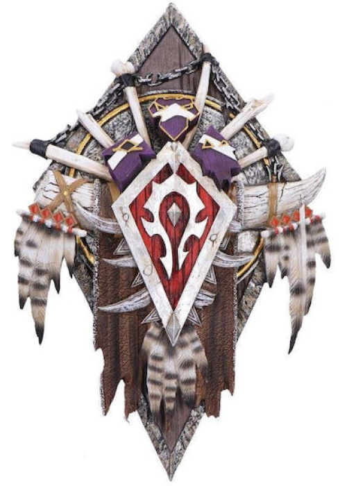 World of Warcraft Horde Wall Plaque Height 30cm Videogames Horde Wall Plaque NEW