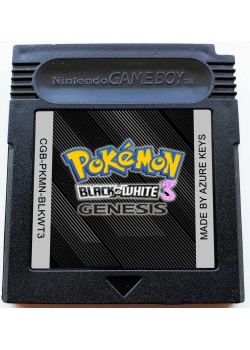 Pokemon - Black White Genesis (Fan made) Game Boy Color (NEW) GAME ONLY-REPRO