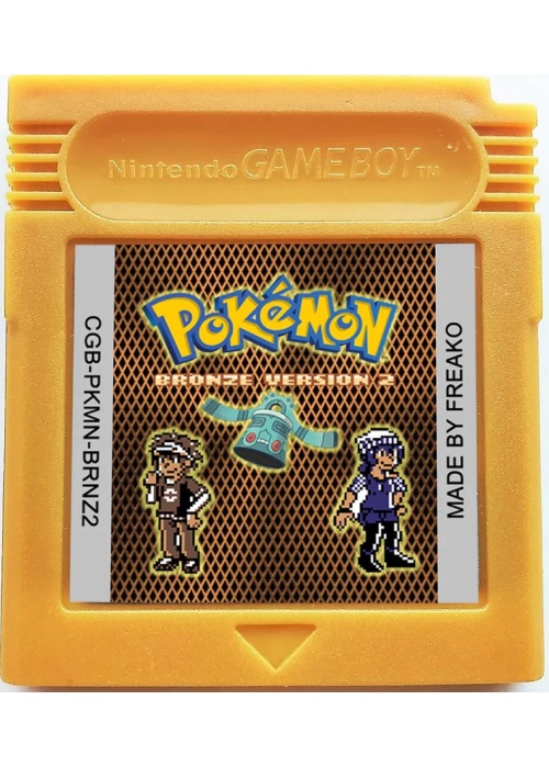 Pokemon - Bronze 2 (Fan made) Game Boy Color (NEW) GAME ONLY-REPRO