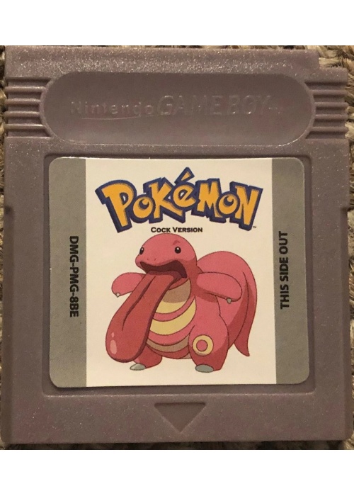 Pokemon - Cock (Fan made) Game Boy Color (NEW) GAME ONLY-REPRO