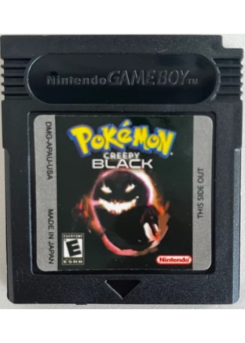 Pokemon - Creepy Black (Fan made) Game Boy Color (NEW) GAME ONLY-REPRO