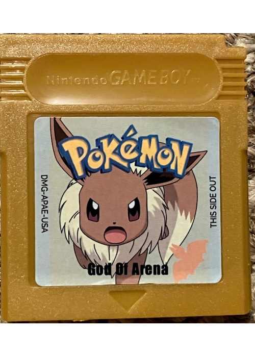 Pokemon - God of Arena (Fan made) Game Boy Color (NEW) GAME ONLY-REPRO