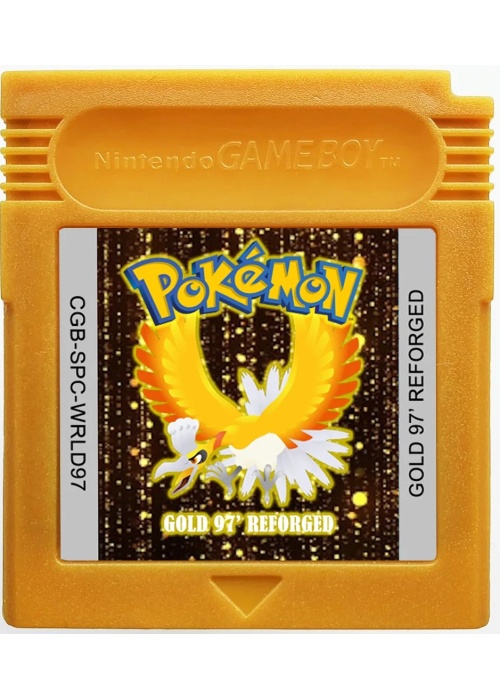 Pokemon - Gold 97 Reforged (Fan made) Game Boy Color (NEW) GAME ONLY-REPRO