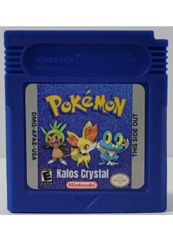 Pokemon - Kalos Crystal (Fan made) Game Boy Color (NEW) GAME ONLY-REPRO