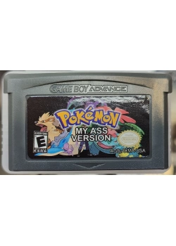 Pokemon - My Ass (Fan made) Game Boy Advance (NEW) GAME ONLY-REPRO