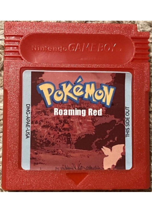 Pokemon - Roaming Red (Fan made) Game Boy Color (NEW) GAME ONLY-REPRO