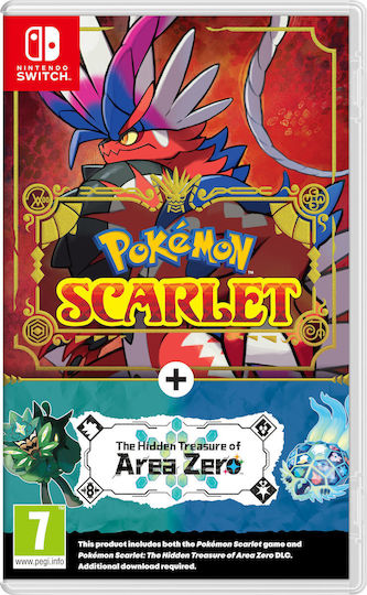 Pokemon Scarlet The Hidden Treasure of Area Zero Nintendo Switch NEW