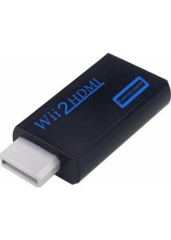 Nintendo Wii HDMI Adaptor Black (OEM) (NEW)