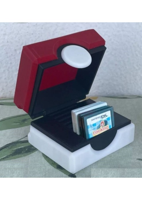 Nintendo DS/3DS 8 Game Pokeball 3d Printed Base (OEM) (NEW)