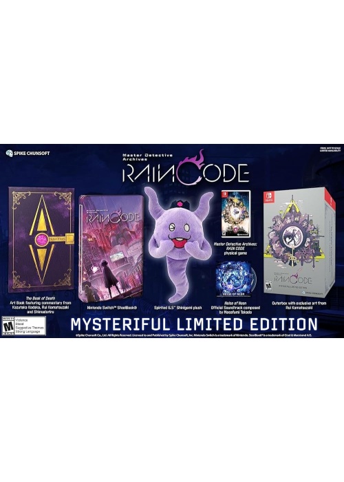 Master Detective Archives: Rain Code - Mysteriful Limited Edition Nintendo Switch NEW