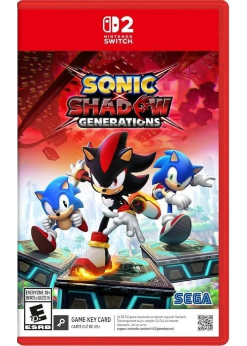 Sonic: X Shadow - Generations (Game-Key Card) Nintendo Switch 2 NEW