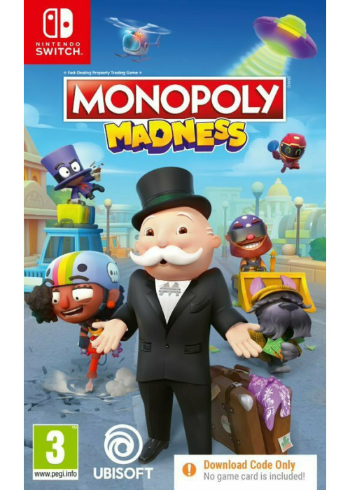 Monopoly Madness (Code In The Box) Nintendo Switch NEW