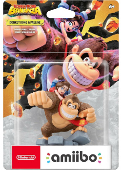 Nintendo Amiibo Figurine Donkey Kong & Pauline (Super Mario Collection) Wii U NEW