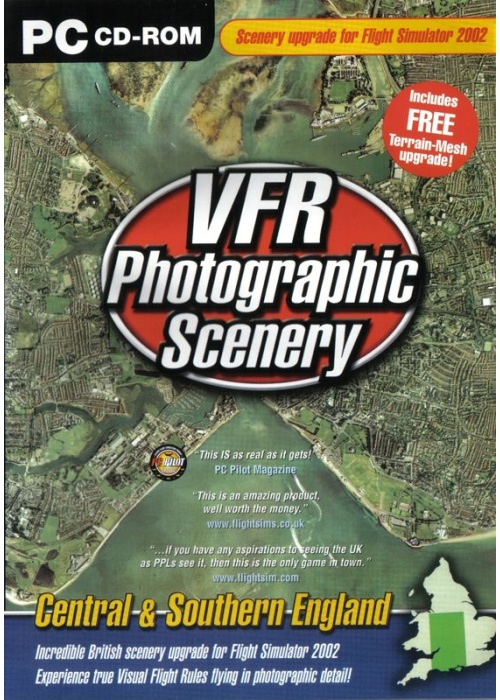 VFR Photographic Scenery: Central and Southern England PC (Used)