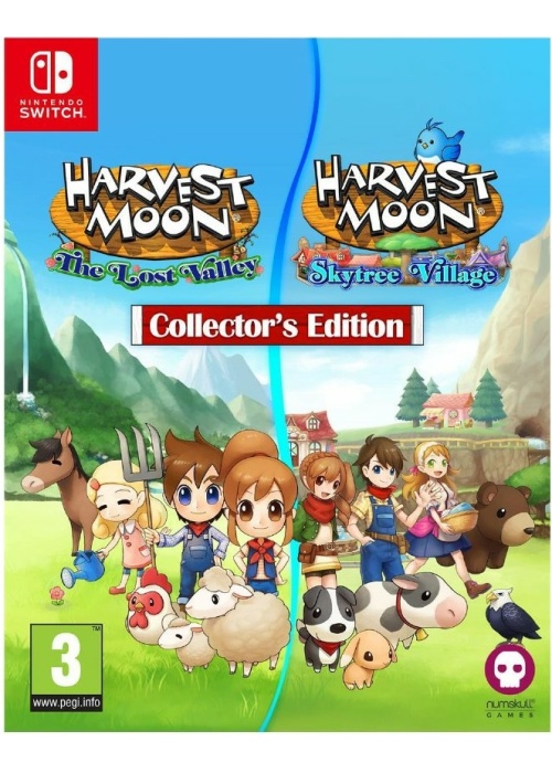 Harvest Moon: The Lost Valley and Skytree Village Collector's Edition Nintendo Switch NEW