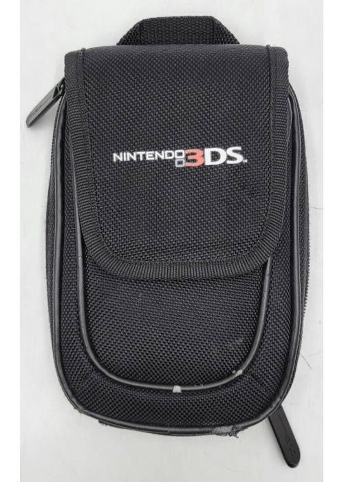 Nintendo 3DS Black Carrying Case Zip Up (Used)