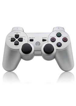 Sony Playstation 3 Controller wireless Silver (OEM) (NEW)
