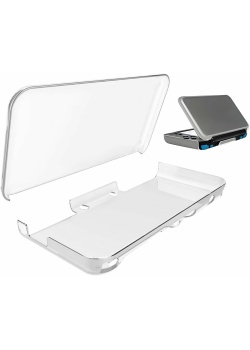 Transparent Clear Crystal Protective Cover Case Shell for Nintendo New 2DS XL (OEM) (NEW)