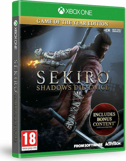 Sekiro Shadows Die Twice Game of the year Edition XONE NEW