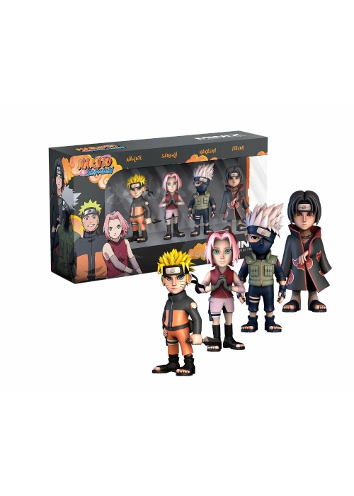 MINIX 4-PACK 7 CM - NARUTO SHIPPUDEN NEW