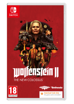 Wolfenstein II The Bew Colossus (Code In The Box) Nintendo Switch NEW