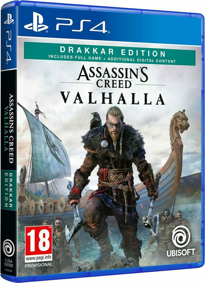 Assassins Creed Valhalla - Drakkar Edition PS4 (Used)
