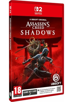 Assasssin's Creed Shadows Nintendo (GAME-KEY CARD) Switch 2 NEW