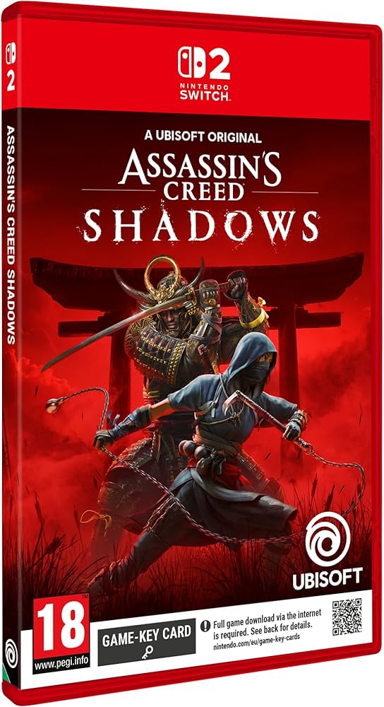 Assasssin's Creed Shadows Nintendo (GAME-KEY CARD) Switch 2 NEW