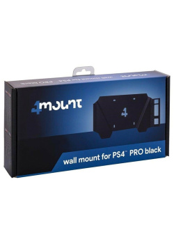 4mount - Wall Mount For Ps4 Pro Black PS4 NEW