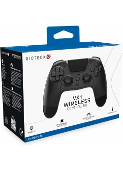 Gioteck VX-4 Wireless Premium BT Controller (Black) PS4 NEW