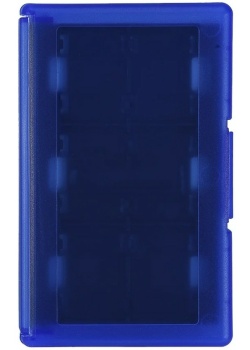 Switch 24 In 1 Game Card Case Blue (OEM) NEW