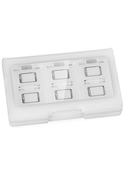 Switch 24 In 1 Game Card Case Transparent White (OEM) NEW