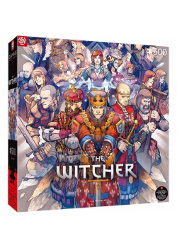 MERCH GAMING PUZZLE: THE WITCHER NORTHERN REALMS PUZZLES 500 NEW
