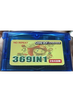 369 In 1 Game Cartridge For Game Boy Advance NEW