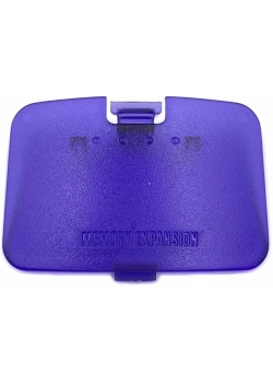 N64 Console Memory Expansion Jumper Pak Lid Clear Purple OEM NEW