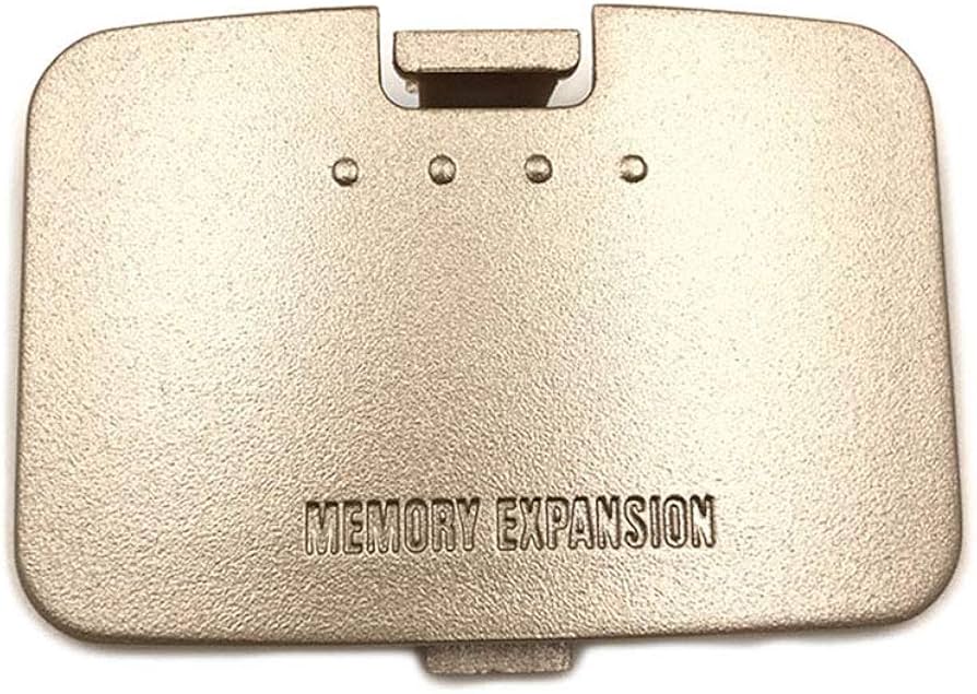 N64 Console Memory Expansion Jumper Pak Lid Gold OEM OEM NEW