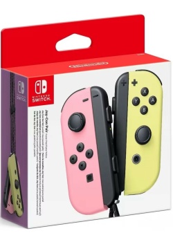 Nintendo Switch Joycons Pastel Pink and Pastel Yellow (NEW)