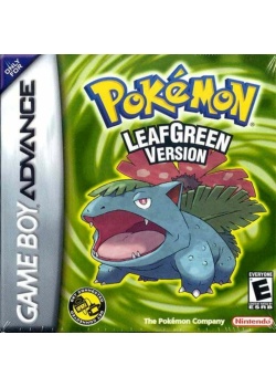 Pokemon - Leaf Green Version Game Boy Advance with box (NEW) REPRO