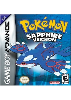 Pokemon - Shapphire Version Game Boy Advance with box (NEW) REPRO
