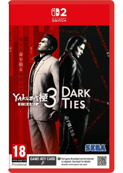 Yakuza Kiwami 3 & Dark Ties (Game Key-Card) Nintendo Switch 2 NEW