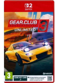 Gear.Club Unlimited 3 (Game-Key Card) Nintendo Switch 2 NEW