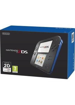 Nintendo 2DS console Blue (Used) BOX ONLY