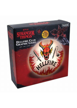 PALADONE STRANGER THINGS HELLFIRE CLUB LOGO LIGHT NEW