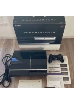 Sony Playstation 3 console Fat Black PS2 COMPATIBLE (BOXED) (Used)