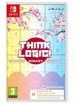 Think Logic! Sudoku - Binary - Suguru (Code In A Box) Nintendo Switch NEW